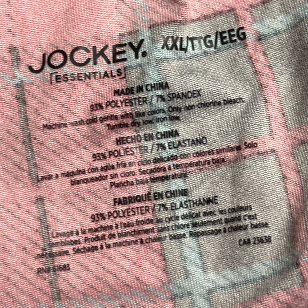 NWT Jockey red plaid Lounge Pants - Picture 6 of 8